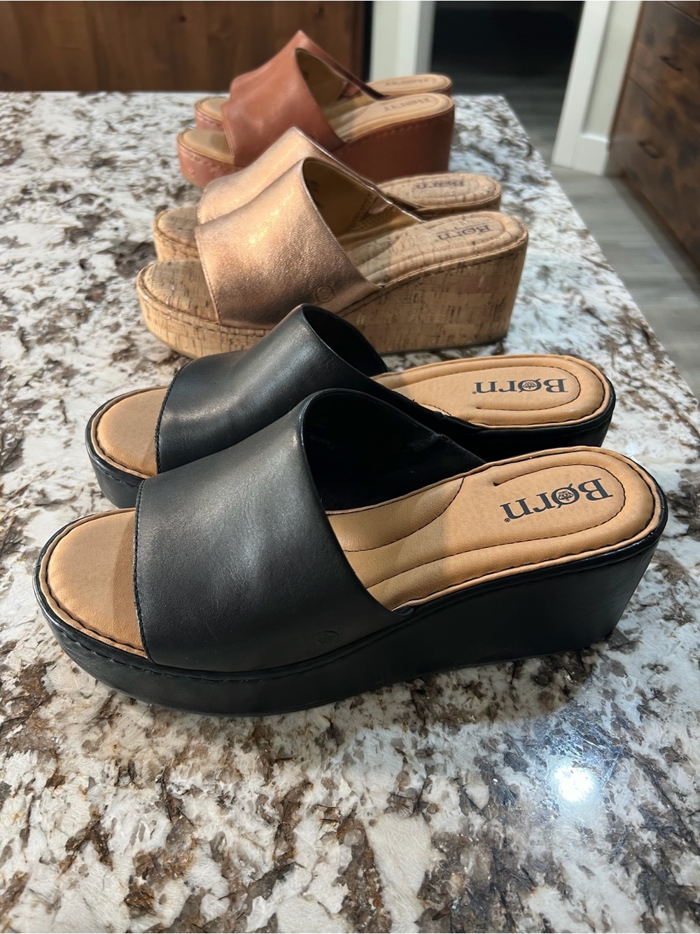 Bundle of Born Shilo Wedges- 3 pair